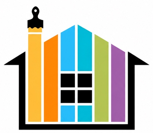 Colourful DG Maintenance UK house logo