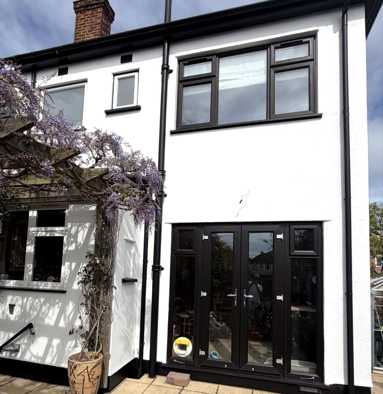 Large exterior after decorating