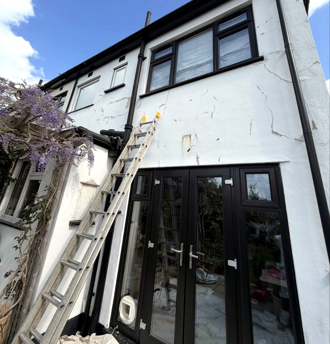 Large exterior before decorating