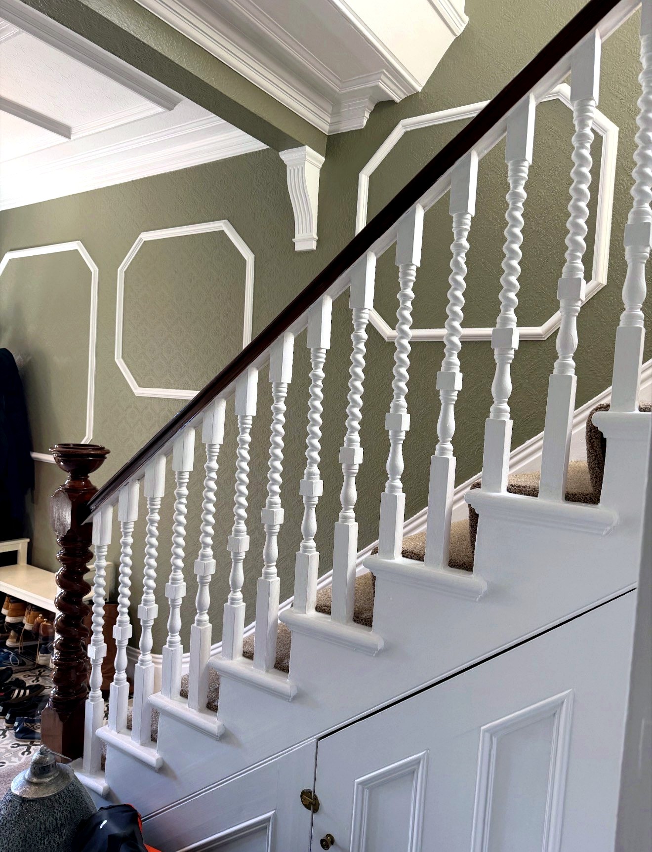 Heritage staircase transformation project photo